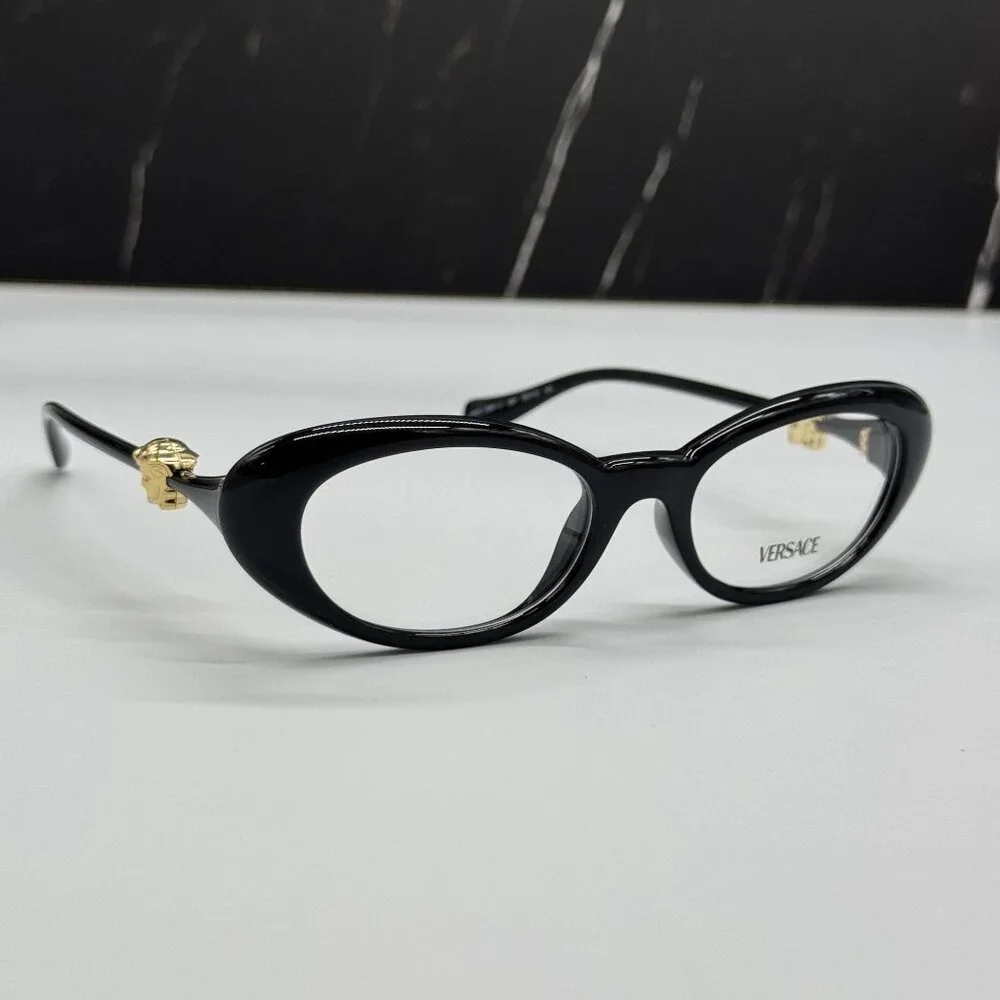 NEW VERSACE VE3381U GB1 CAT EYE WOMEN EYEGLASSES VERSACE MOD 3381-U